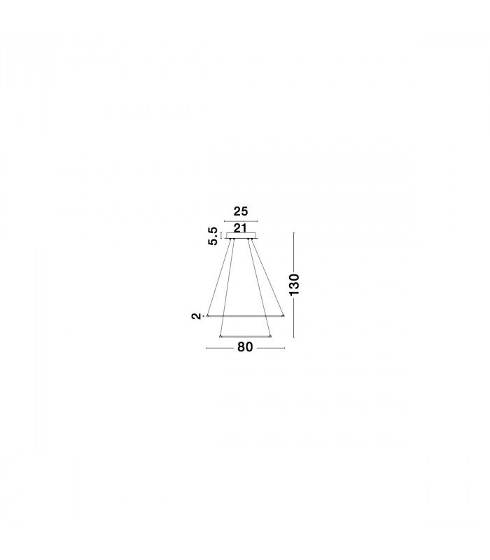 Ferrol Integrated LED Pendant Ceiling Light Coffee Brown Aluminium Adjustable LED 85W 4500Lm 3000K-4