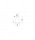 Dea Integrated LED Pendant Ceiling Light Matt White Aluminium Adjustable LED 85W 4500Lm 3000K-4