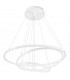 Dea Integrated LED Pendant Ceiling Light Matt White Aluminium Adjustable LED 145W 8100Lm 3000K-1