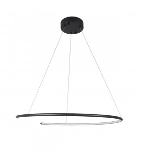 Breda Integrated LED Pendant Ceiling Light Sandy Black Aluminium LED 30W 1480Lm 3000K-1