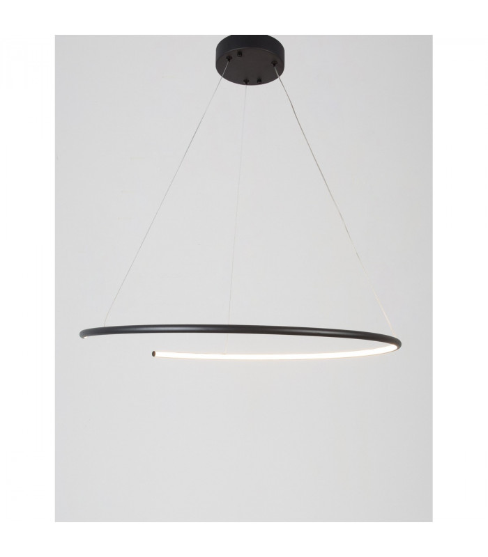 Breda Integrated LED Pendant Ceiling Light Sandy Black Aluminium LED 30W 1480Lm 3000K-3