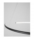 Breda Integrated LED Pendant Ceiling Light Sandy Black Aluminium LED 30W 1480Lm 3000K-5
