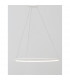 Breda Integrated LED Pendant Ceiling Light Sandy White Aluminium LED 30W 1480Lm 3000K-3