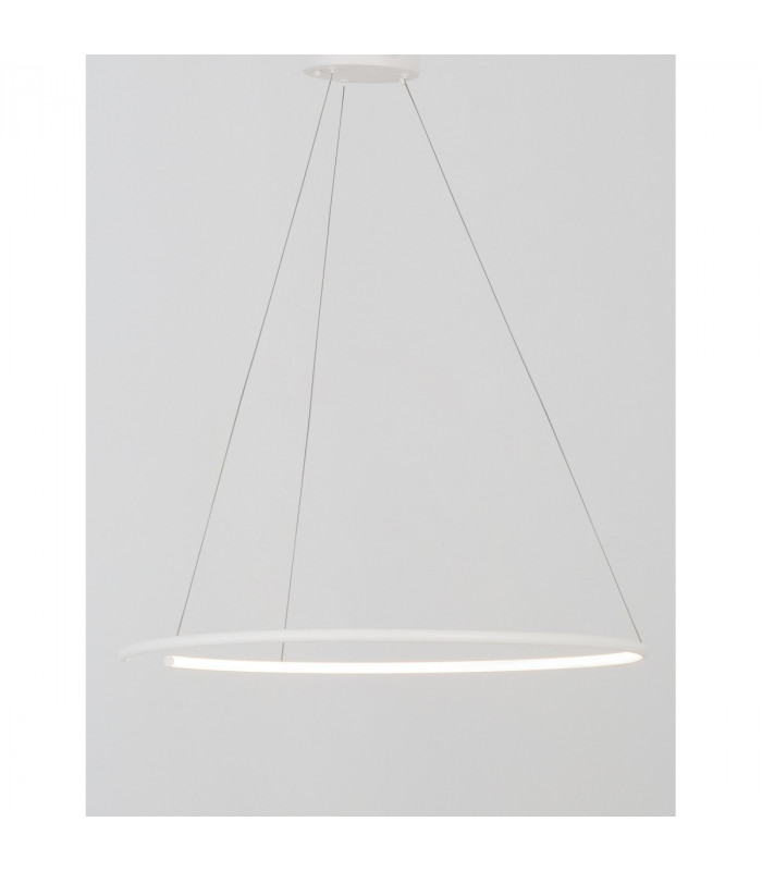 Breda Integrated LED Pendant Ceiling Light Sandy White Aluminium LED 30W 1480Lm 3000K-3