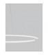 Breda Integrated LED Pendant Ceiling Light Sandy White Aluminium LED 30W 1480Lm 3000K-4