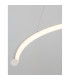 Breda Integrated LED Pendant Ceiling Light Sandy White Aluminium LED 30W 1480Lm 3000K-6