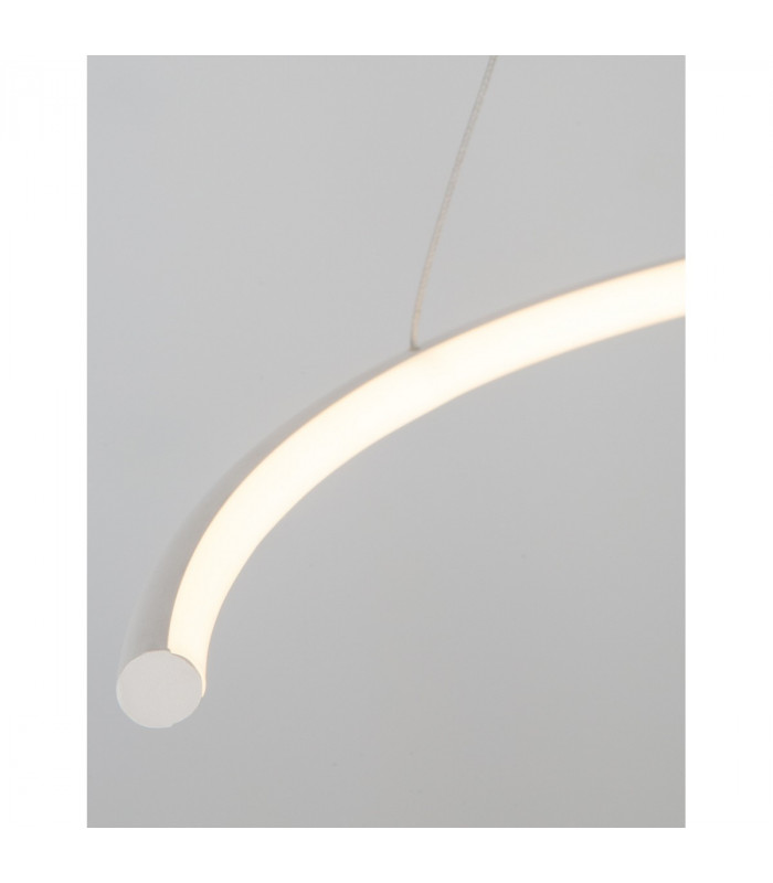 Breda Integrated LED Pendant Ceiling Light Sandy White Aluminium LED 30W 1480Lm 3000K-6