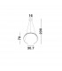 Breda Integrated LED Pendant Ceiling Light Sandy White Aluminium LED 30W 1480Lm 3000K-8
