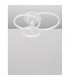 Emil Integrated LED Semi Flush Light Sandy White Aluminium LED 30W 2300Lm 3000K-5
