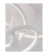 Emil Integrated LED Semi Flush Light Sandy White Aluminium LED 30W 2300Lm 3000K-8