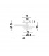 Emil Integrated LED Semi Flush Light Sandy White Aluminium LED 30W 2300Lm 3000K-9