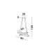 Torrente Integrated LED Pendant Ceiling Light Sandy Black Aluminium Adjustable LED 55W 2475Lm 3000K-8