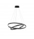 Torrente Integrated LED Pendant Ceiling Light Sandy Black Aluminium Adjustable LED 93W 3422Lm 3000K-3