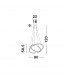 Torrente Integrated LED Pendant Ceiling Light Sandy Black Aluminium Adjustable LED 93W 3422Lm 3000K-7