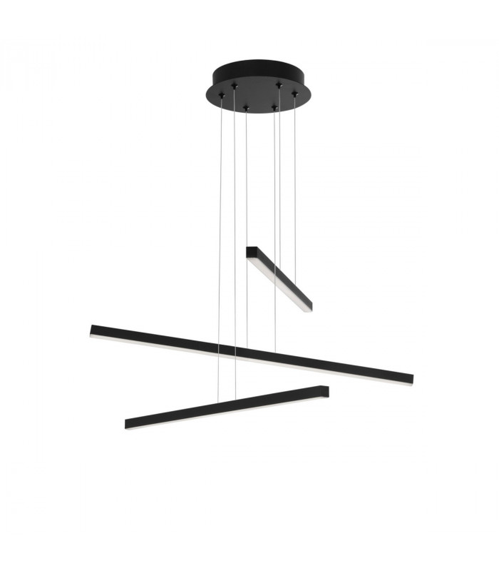 Lior Integrated LED Pendant Ceiling Light Sandy Black Aluminium LED 40W 2890Lm 3000K-1
