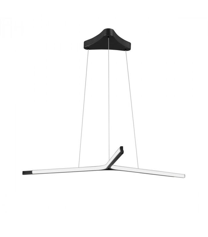 Oderick Integrated LED Pendant Ceiling Light Sandy Black Aluminium LED 45W 2080Lm 3000K-1