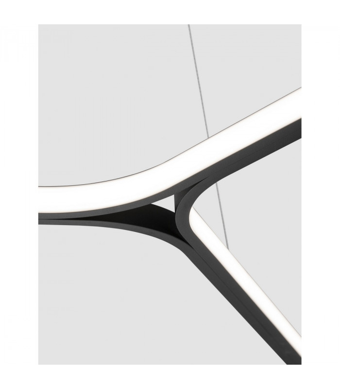 Oderick Integrated LED Pendant Ceiling Light Sandy Black Aluminium LED 45W 2080Lm 3000K-3