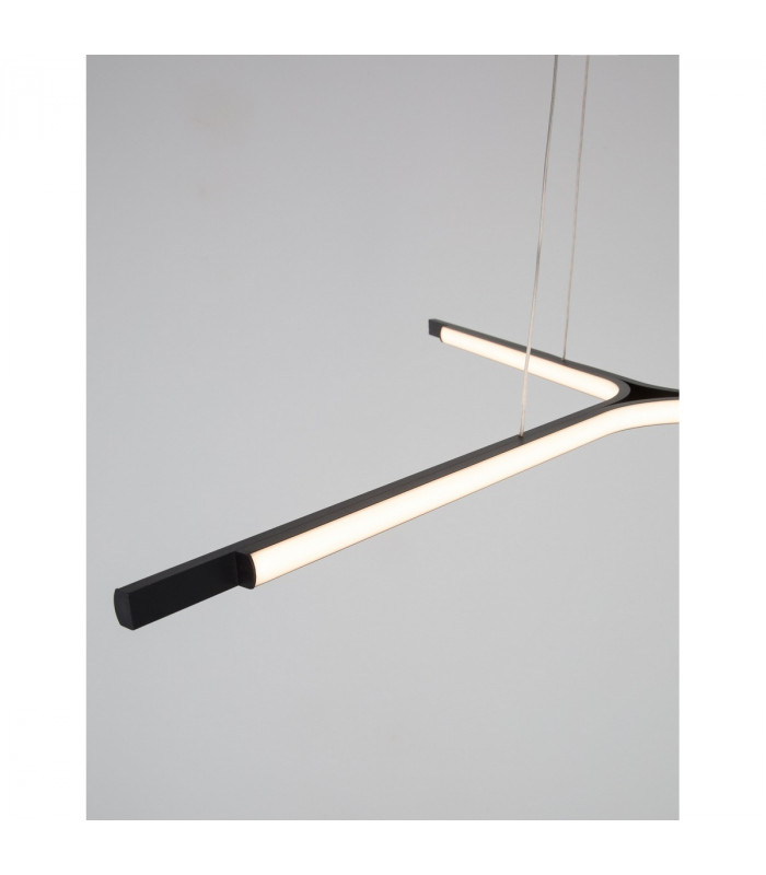 Oderick Integrated LED Pendant Ceiling Light Sandy Black Aluminium LED 45W 2080Lm 3000K-4