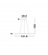 Oderick Integrated LED Pendant Ceiling Light Sandy Black Aluminium LED 45W 2080Lm 3000K-5
