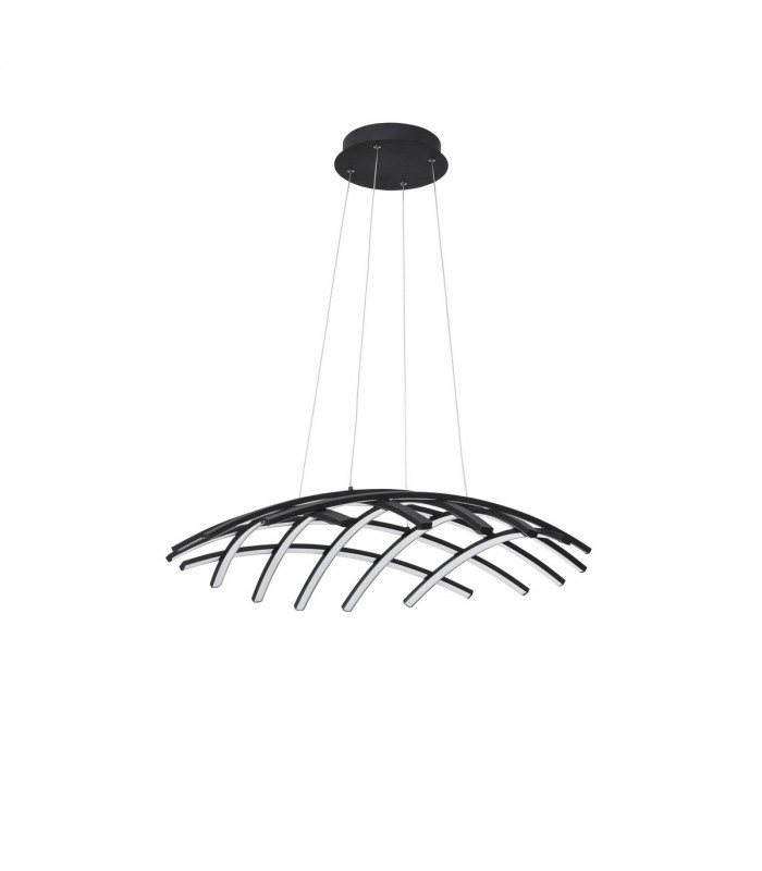 Gropius Integrated LED Pendant Ceiling Light Dimmable Sandy Black Aluminium LED 83W 4000Lm 3000K-1