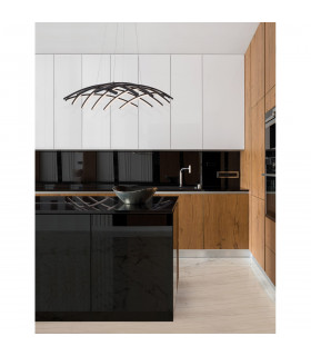 Gropius Integrated LED Pendant Ceiling Light Dimmable Sandy Black Aluminium LED 83W 4000Lm 3000K-2