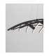 Gropius Integrated LED Pendant Ceiling Light Dimmable Sandy Black Aluminium LED 83W 4000Lm 3000K-5