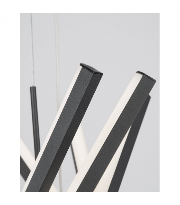 Norine Integrated LED Pendant Ceiling Light Sandy Black Aluminium LED 60W 1847Lm 3000K-7