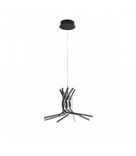 Norine Integrated LED Pendant Ceiling Light Sandy Black Aluminium LED 50W 1450Lm 3000K-1