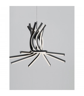 Norine Integrated LED Pendant Ceiling Light Sandy Black Aluminium LED 50W 1450Lm 3000K-2