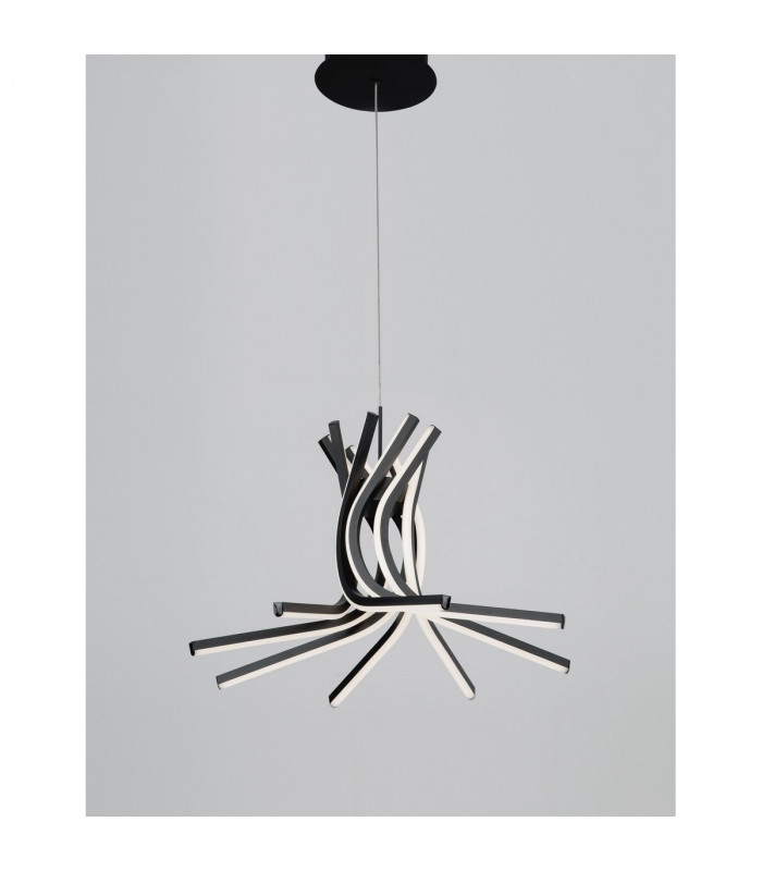 Norine Integrated LED Pendant Ceiling Light Sandy Black Aluminium LED 50W 1450Lm 3000K-3