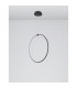Ring Integrated LED Pendant Ceiling Light Dimmable Sandy Black Aluminium LED 28W 1600Lm 3000K-3