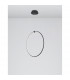 Ring Integrated LED Pendant Ceiling Light Dimmable Sandy Black Aluminium LED 28W 1600Lm 3000K-4