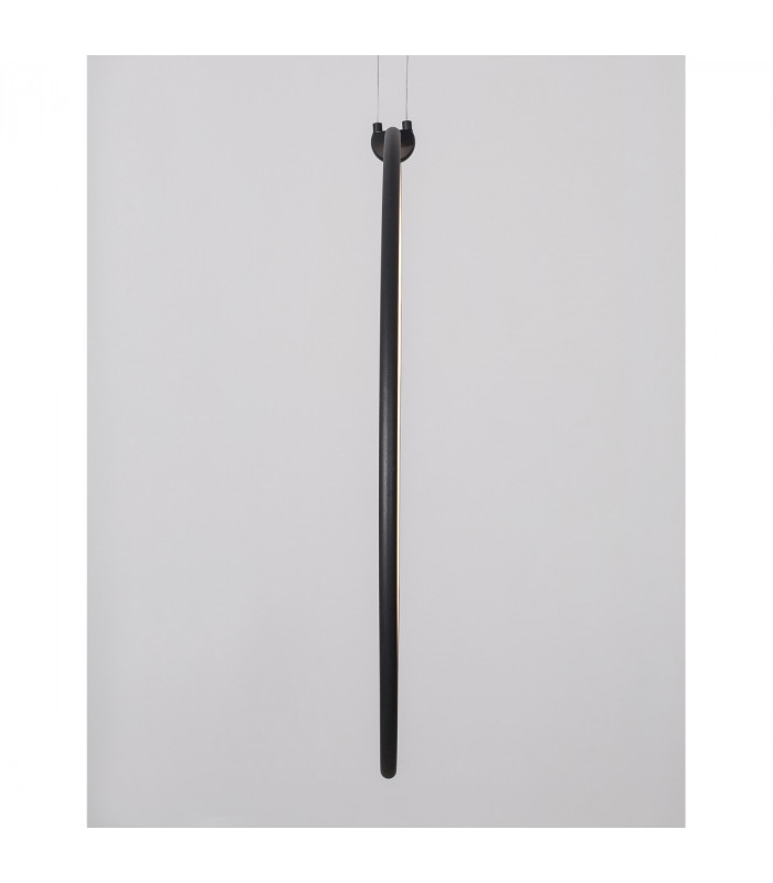 Ring Integrated LED Pendant Ceiling Light Dimmable Sandy Black Aluminium LED 28W 1600Lm 3000K-7