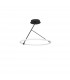 Janus Integrated LED Semi Flush Light Dimmable Sandy Black Aluminium LED 30W 2700Lm 3000K-1