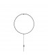 Ring Integrated LED Wall Lamp Sandy Black Aluminium Black Fabric Wire LED 18W 950Lm 3000K-1