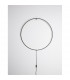 Ring Integrated LED Wall Lamp Sandy Black Aluminium Black Fabric Wire LED 18W 950Lm 3000K-2