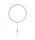 Ring Integrated LED Wall Lamp Sandy Black Aluminium Black Fabric Wire LED 28W 1445Lm 3000K-1