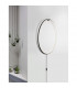 Ring Integrated LED Wall Lamp Sandy Black Aluminium Black Fabric Wire LED 28W 1445Lm 3000K-2