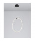 Gropius Integrated LED Pendant Ceiling Light Dimmable Sandy Black Aluminium LED 30W 2700Lm 3000K-4