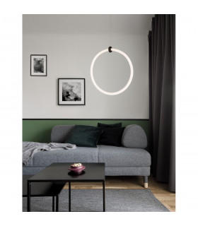Gropius Integrated LED Pendant Ceiling Light Sandy Black Aluminium LED 21W 1900Lm 3000K-2