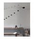 Amadeo Pendant Ceiling Light Sandy Black Aluminium Adjustable Switched LED 36W 2280Lm 3000K-2