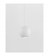 Nocci Slim Pendant Ceiling Light White Aluminium White Fabric Wire LED 4.5W 220Lm 3000K-2