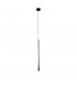 Goccio Slim Pendant Ceiling Light Black Aluminium Steel Black Fabric Wire LED 7W 213Lm 3000K-1