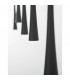 Goccio 5 Light Bar Pendant Ceiling Light Black Aluminium Steel Black Fabric Wire LED 5x7W 1065Lm 3000K-6