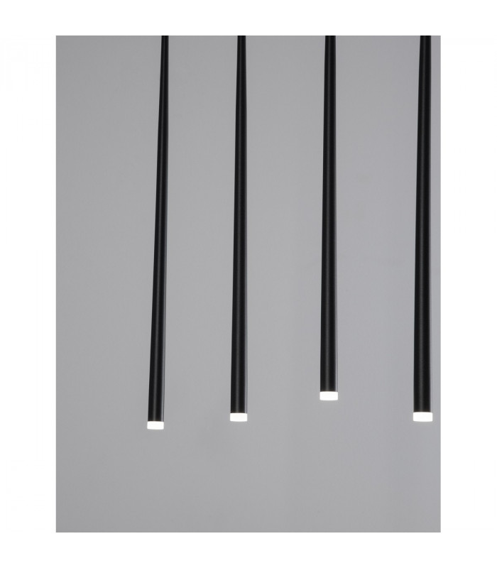 Giono 7 Light Bar Pendant Ceiling Light Sandy Black Aluminium LED 7x3W 1280Lm 3000K-5