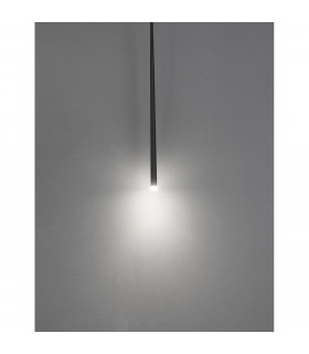 Giono Slim Pendant Ceiling Light Sandy Black Aluminium LED 1x3W 180Lm 3000K-2