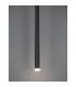 Giono Slim Pendant Ceiling Light Sandy Black Aluminium LED 1x3W 180Lm 3000K-4