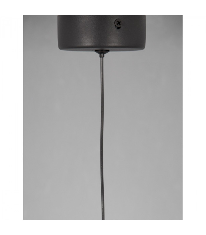Giono Slim Pendant Ceiling Light Sandy Black Aluminium LED 1x3W 180Lm 3000K-5