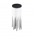 Giono 12 Light Cluster Pendant Ceiling Light Sandy Black Aluminium LED 12x3W 2280Lm 3000K-1