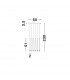 Giono 12 Light Cluster Pendant Ceiling Light Sandy Black Aluminium LED 12x3W 2280Lm 3000K-8